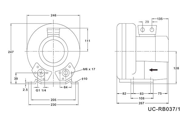 UC-RB037-1-Dimensional-drawings
