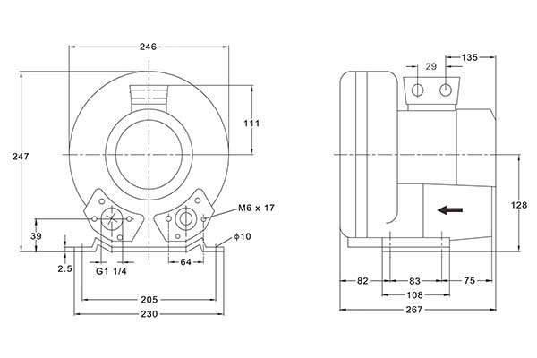 UC-RB075-3-Dimensional-drawings