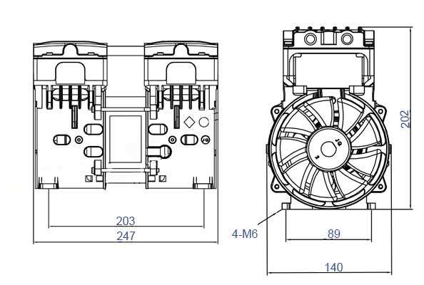 UN-150V-Dimensional-drawings