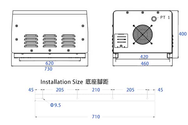 UN-280VQ Dimensional-drawings