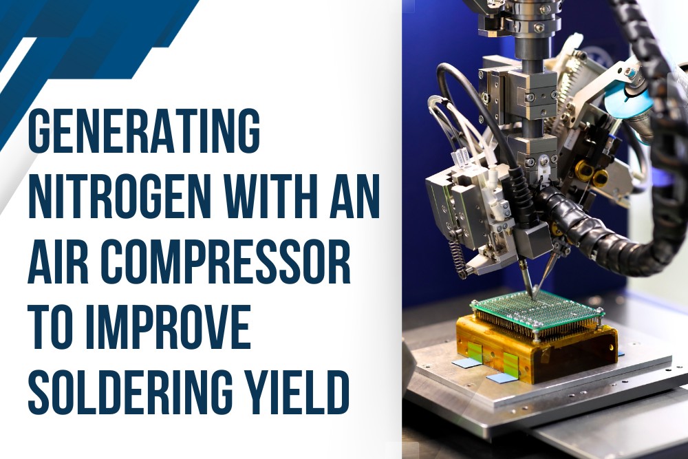 Generating Nitrogen with an Air Compressor to Improve Soldering Yield