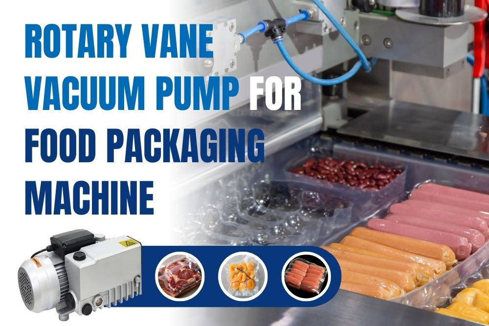 Rotary Vane Vacuum Pump for Food Packaging Machine 真空包裝機用真空幫浦
