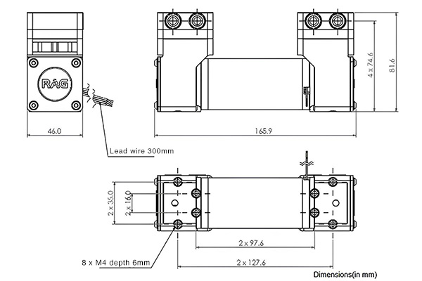 DC-15PV-BL Dimensional-drawings