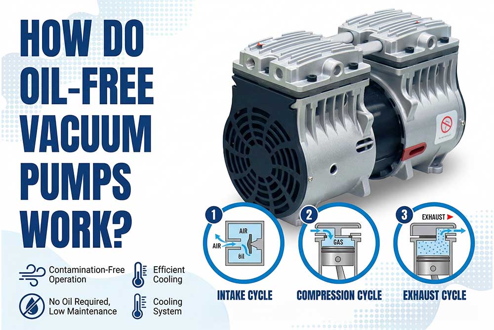 oil-free vacuum pumps for OEM UNICROWN